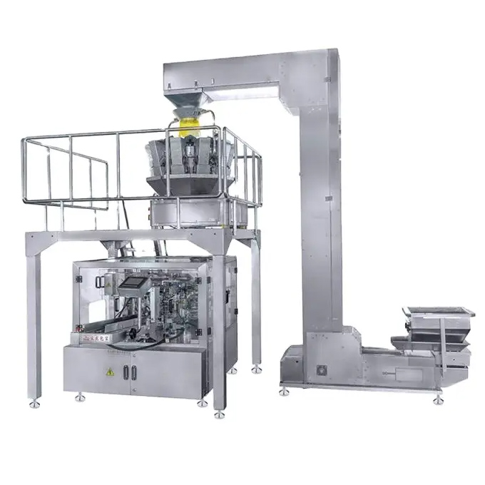 Rotary Premade Bag Packing Machine For Powder