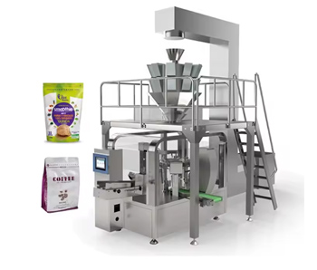 Combined Weighing And Packaging Machine With Z Conveyor