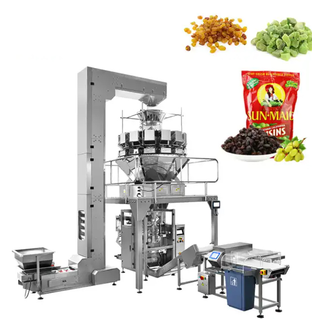 Automatic Rotary Pre-made Pouch Frozen Food Vacuum Packing Machine