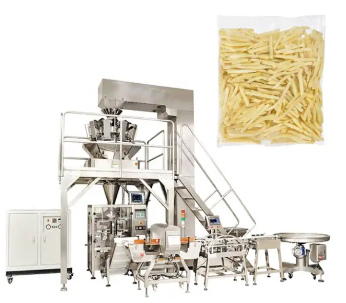 Automatic Vertical Film Bag Potato Frozen French Fries Packaging Machine