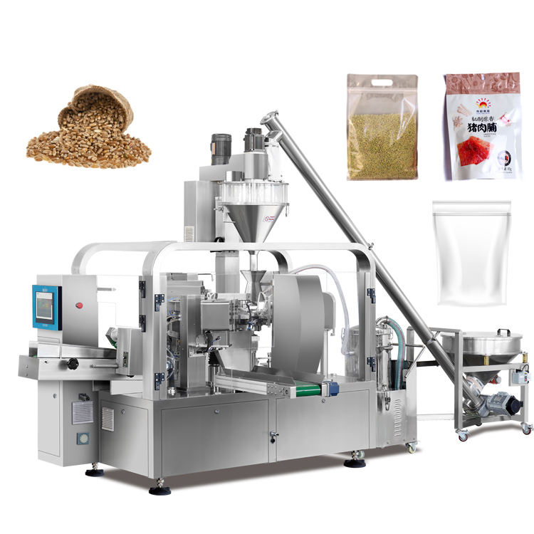 Application of Rotary Premade Bag Packing Machine For Powder